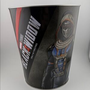 Marvel Black Widow Metal Waste Bin